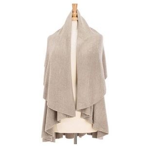 Grey Shawl Vest